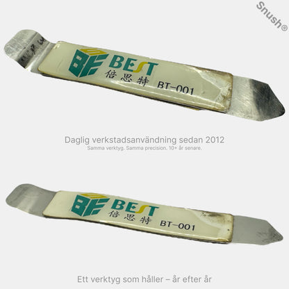 BEST BST-001 öppningsverktyg i rostfritt stål – daglig verkstadsanvändning sedan 2012, samma verktyg och precision efter 14+ år