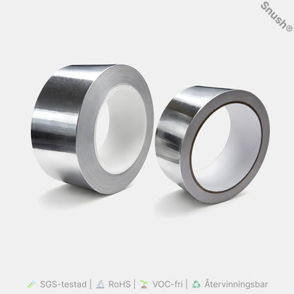 ProLab™ Aluminum Conductive Tape 50 mm × 20 m – single och double conductive aluminiumtejp för EMI och jordning