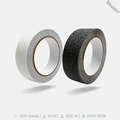 ProLab PEVA Anti-Slip Tape 25 mm x 5 m – halkskyddstejp i transparent och svart PEVA