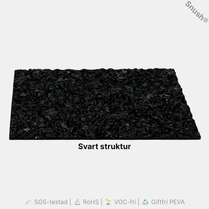 Svart PEVA-struktur på halkskyddstejp – extra grepp för trappor och entréer