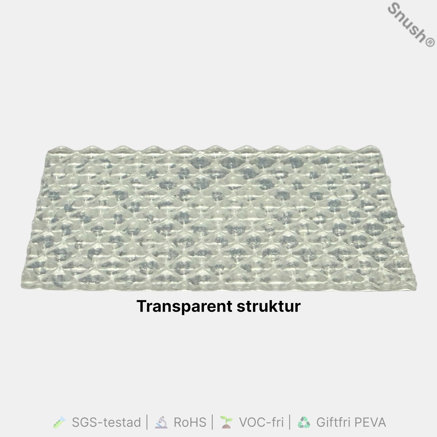 Transparent PEVA-struktur på halkskyddstejp – diskret och barfotavänlig yta