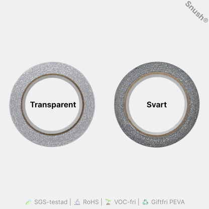 Jämförelse mellan transparent och svart ProLab PEVA Anti-Slip Tape