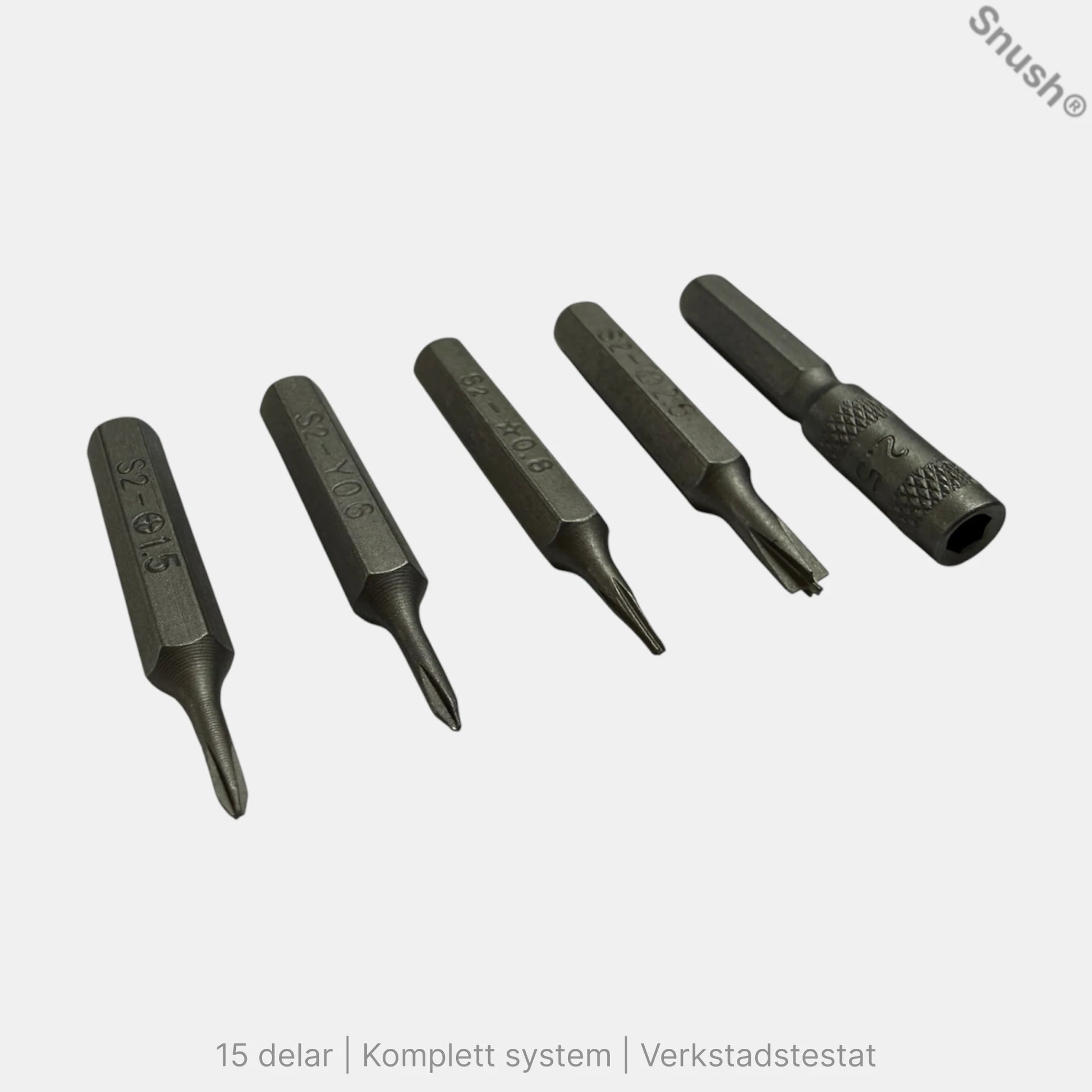 ProLab™ precisionbits för iPhone – Pentalobe, Tri-Point, Phillips och Standoff