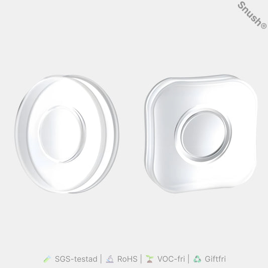 Snush® Hybrid – Nyckelkompis i rund och fyrkantig form, flexibel hybridlösning utan borrning