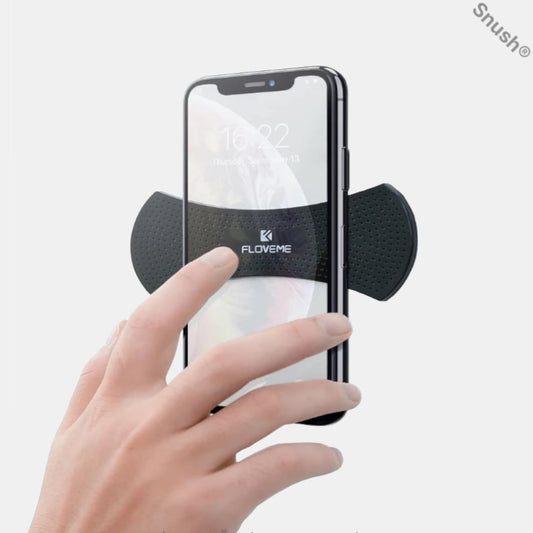 Snush® Sektor – återanvändbar grepp- och stödyta i PU-gel som håller mobilen stadigt utan lim